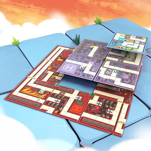 Magic Maze Tower – Puzzle Adventure in The Award-Winning Magic Maze Universe | Solo & co-op | 91 Challenges | Real-time Play | Ages 9+ | 1–4 Players | 30 min | FSC® in Saudi Arabia