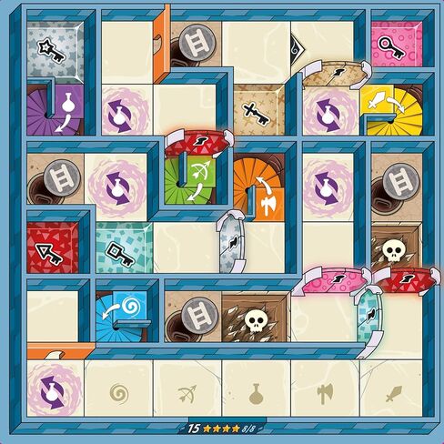 Magic Maze Tower – Puzzle Adventure in The Award-Winning Magic Maze Universe | Solo & co-op | 91 Challenges | Real-time Play | Ages 9+ | 1–4 Players | 30 min | FSC® in Saudi Arabia