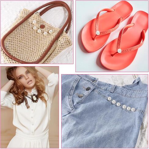 30 قطعة من دبابيس اللؤلؤ بدون خياطة، دبابيس لؤلؤ كبيرة 14 مم للملابس دبوس لؤلؤ قابل للإزالة للنساء والقمصان والحرف اليدوية in Kuwait