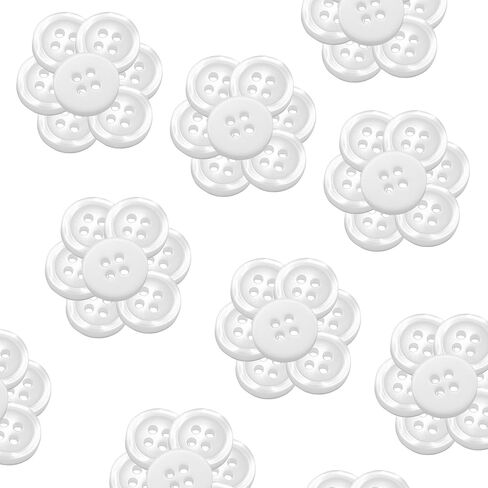 12 Pcs Navy Sewing Buttons 16L (10mm) 4 Hole Round Bulk Buttons for Clothes 0.4 inch Plastic Dark Blue Buttons for Sewing Pants Blouse Shirt Dress Skirt Shorts Replacement Decorative DIY Arts in Saudi Arabia