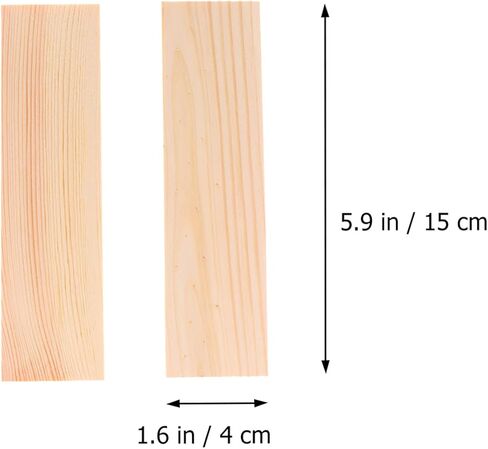 10pcs Rectangle Wood Boards Natural Pine Wood Rectangle Board Panel Unfinished Sheets Carving Blocks for Arts Crafts DIY Projects in Saudi Arabia