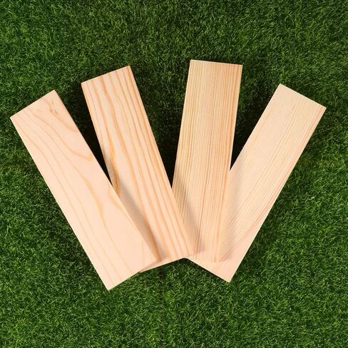 10pcs Rectangle Wood Boards Natural Pine Wood Rectangle Board Panel Unfinished Sheets Carving Blocks for Arts Crafts DIY Projects in Saudi Arabia