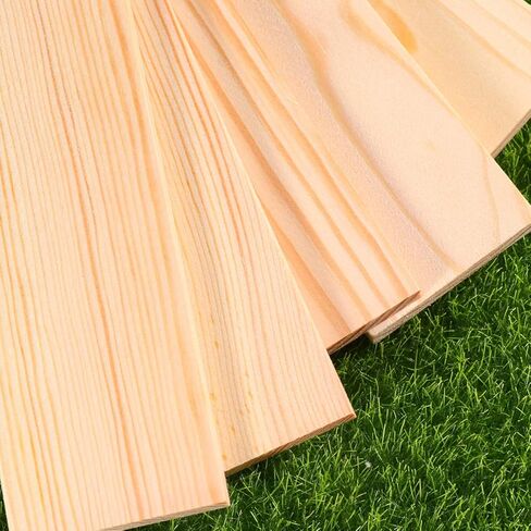 10pcs Rectangle Wood Boards Natural Pine Wood Rectangle Board Panel Unfinished Sheets Carving Blocks for Arts Crafts DIY Projects in Saudi Arabia