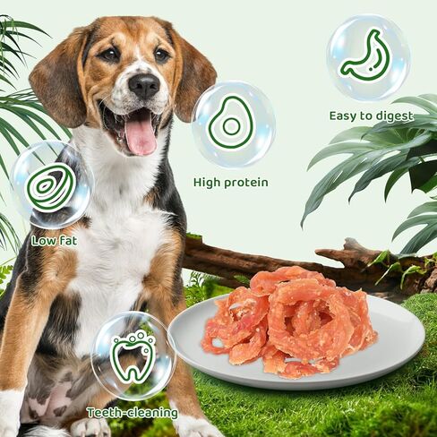 Chicken Rings Dog Treat Snacks Puppy Treats Natural Chicken Rawhide-Free Soft Healthy Dog Treats for Small Medium and Large Breed 227g in Kuwait