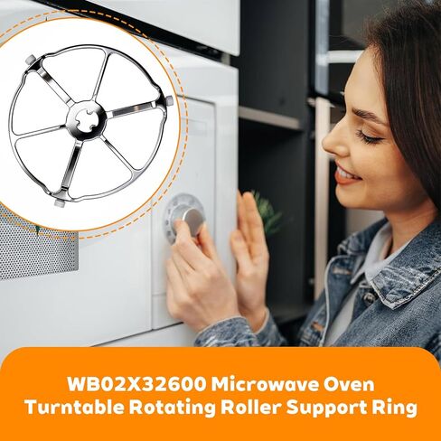 استبدال مجموعة الحلقة الدوارة للميكروويف WB02X32600 WB06X10651، مع GE JT3800SH8SS ZSB9131N1SS ZSC1001KSS01 ZSB9131N2SS، استبدل 4929164 AP6871921 EAP12709805 in Kuwait