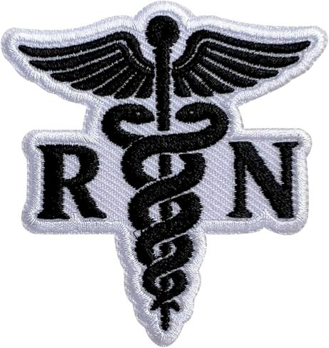 ممرضة مسجلة RN التصحيح، حجم 3 "خياطة على بقع، ممرضة الرعاية الصحية التطريز بقع النسيج للملابس الجينز حقائب الظهر القبعات، والتطريز الطبي الحديد على بقع للملابس، والهدايا المسعف in Kuwait