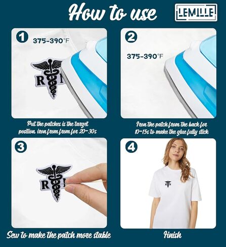 ممرضة مسجلة RN التصحيح، حجم 3 "خياطة على بقع، ممرضة الرعاية الصحية التطريز بقع النسيج للملابس الجينز حقائب الظهر القبعات، والتطريز الطبي الحديد على بقع للملابس، والهدايا المسعف in Kuwait