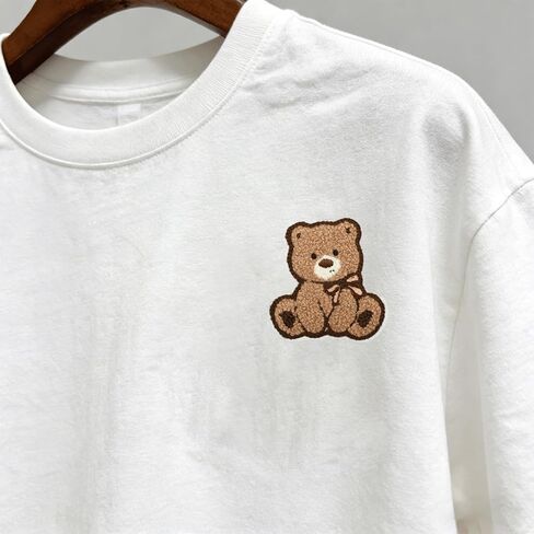 16 Pcs Plush Bear Iron/Sew on Patches, Cute Animal Embroidered Applique for Kids Clothing Repair Decoration DIY Badge Applique Clothes Backpacks Hats Jackets Jeans Dress Bags Sewing Crafts,Etc（Cute） in Saudi Arabia