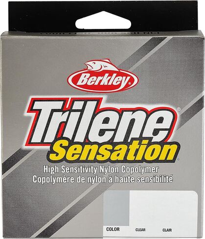 Berkley Trilene® Sensation, Solar, 10lb | 4.5kg Monofilament Fishing Line, Suitable for Freshwater Environments in Saudi Arabia