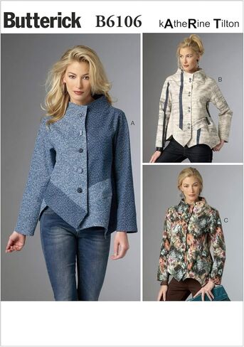 Butterick Patterns B6106 Misses' Jacket, Size Y in Saudi Arabia