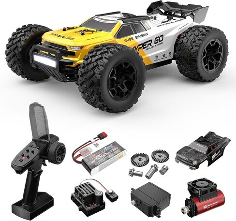 Mjx Hyper go 14207 Rc Truck 4x4 Rc بدون فرش RC شاحنة تعمل بالطاقة الكهربائية RC سيارة بدون فرش محرك وESC، سيارات Rc للبالغين، 1/14 4wd عالية السرعة Rc سيارات الانجراف للبالغين in Saudi Arabia