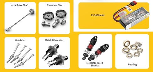 Mjx Hyper go 14207 Rc Truck 4x4 Rc بدون فرش RC شاحنة تعمل بالطاقة الكهربائية RC سيارة بدون فرش محرك وESC، سيارات Rc للبالغين، 1/14 4wd عالية السرعة Rc سيارات الانجراف للبالغين in Saudi Arabia