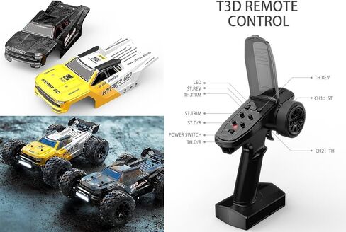 Mjx Hyper go 14207 Rc Truck 4x4 Rc بدون فرش RC شاحنة تعمل بالطاقة الكهربائية RC سيارة بدون فرش محرك وESC، سيارات Rc للبالغين، 1/14 4wd عالية السرعة Rc سيارات الانجراف للبالغين in Saudi Arabia