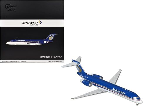 GeminiJets G2MEP1367 Midwest Airlines Boeing 717-200 N920ME; Scale 1:200 in Saudi Arabia