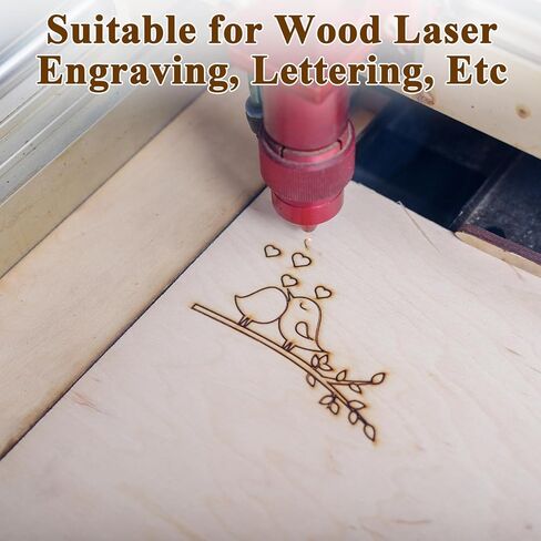 MIVIDE 20 Pack Balsa Wood Sheets 12 x 4 x1/8 Inch Thin Natural Unfinished Wood for Crafts, Hobby, Model Making, Wood Burning and Laser Projects, School Projects, Craft Project (300x100x3MM) in Kuwait