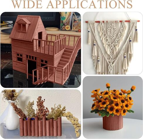 36Pcs Natural Walnut Dowels 0.24×11.8 Inch Wood Dowel Rods Unfinished Round Sticks for Carving Woodworking Building Model Macrame Crafts in Kuwait