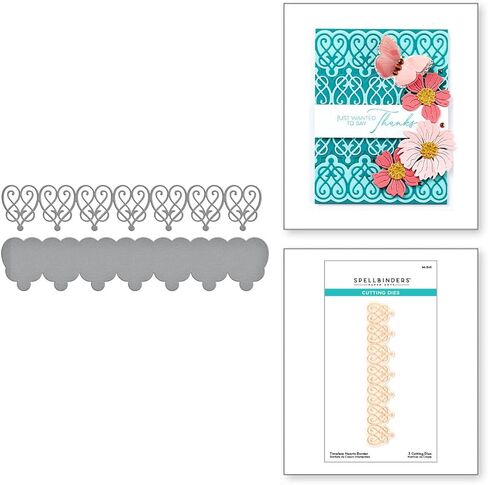 Spellbinders S4-1341 Timeless Hearts Border Etched Dies from The Timeless Collection in Saudi Arabia