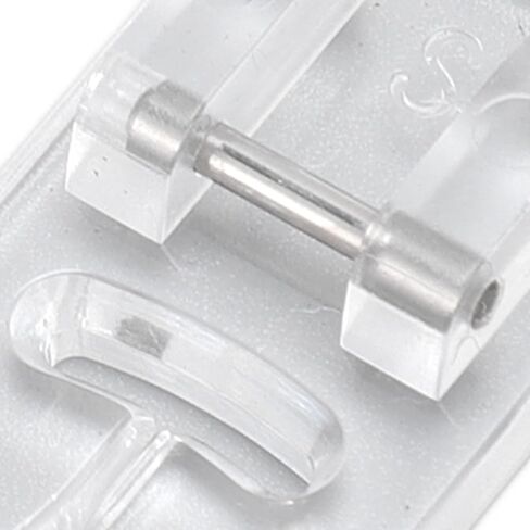 7mm Clear Presser Foot, Universal Sewing Machine Presser Foot Prevent Skipped Stitches for Curved Stitches, Topstitching with ABS Material in Saudi Arabia