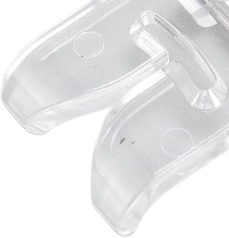 7mm Clear Presser Foot, Universal Sewing Machine Presser Foot Prevent Skipped Stitches for Curved Stitches, Topstitching with ABS Material in Saudi Arabia