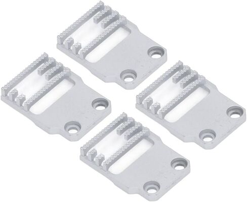 4Pcs Silver Iron Feed Dog Sturdy Sewing Machine Replacement Parts for Feiyue FY811 Household Electric Sewing in Kuwait
