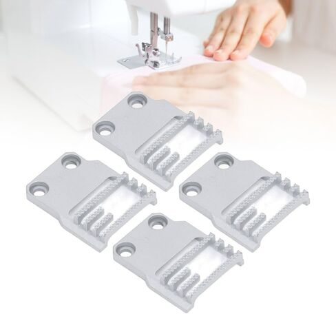4Pcs Silver Iron Feed Dog Sturdy Sewing Machine Replacement Parts for Feiyue FY811 Household Electric Sewing in Kuwait