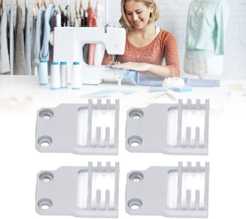 4Pcs Silver Iron Feed Dog Sturdy Sewing Machine Replacement Parts for Feiyue FY811 Household Electric Sewing in Kuwait