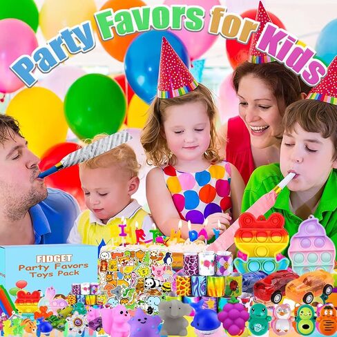 127 قطعة من هدايا الحفلات للأطفال من عمر 4 إلى 8 سنوات، ألعاب صندوق الكنز للفصل الدراسي، جوائز للأطفال في الفصل الدراسي، حشوات أكياس البيناتا، ألعاب فيدجيت السائبة هدايا عيد الميلاد in Kuwait