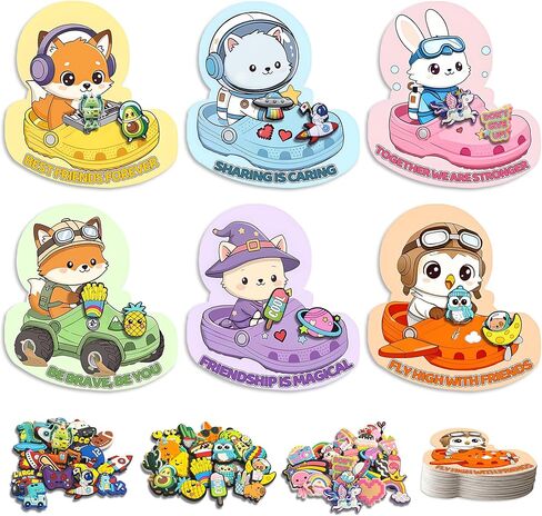 Classroom Exchange Valentine Cards 30 Pcs with 60 Cute Shoe Charms, Class Valentines Day Cards for Kids, Students Valentine Party Favors for Boys and Girls, Funny Valentines Bulk for School Classmates in Kuwait