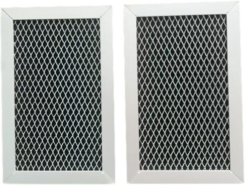 Microwave Grease&Charcoal Filter Set for GE JVM6175BL1TS,JVM6175BL2TS, JVM6175BL3TS,JVM6175BVC01, JVM6177RF1SB,JVM6177SF1SS in Saudi Arabia