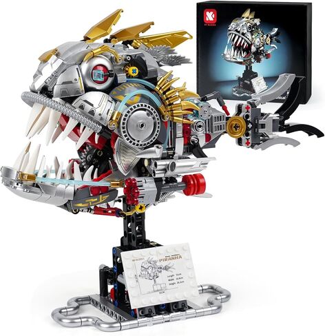 مجموعة مكعبات بناء البيرانا الميكانيكية من GIAT - لعبة مجموعة STEM للأطفال والكبار، مجموعة ديكور المنزل/المكتب، هدايا عيد ميلاد للمراهقين من سن 8 إلى 14 عامًا للأولاد والبنات (1019 قطعة) in Kuwait