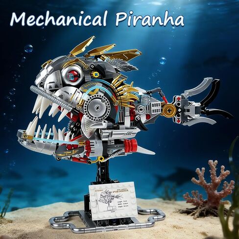 مجموعة مكعبات بناء البيرانا الميكانيكية من GIAT - لعبة مجموعة STEM للأطفال والكبار، مجموعة ديكور المنزل/المكتب، هدايا عيد ميلاد للمراهقين من سن 8 إلى 14 عامًا للأولاد والبنات (1019 قطعة) in Kuwait