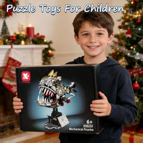 مجموعة مكعبات بناء البيرانا الميكانيكية من GIAT - لعبة مجموعة STEM للأطفال والكبار، مجموعة ديكور المنزل/المكتب، هدايا عيد ميلاد للمراهقين من سن 8 إلى 14 عامًا للأولاد والبنات (1019 قطعة) in Kuwait