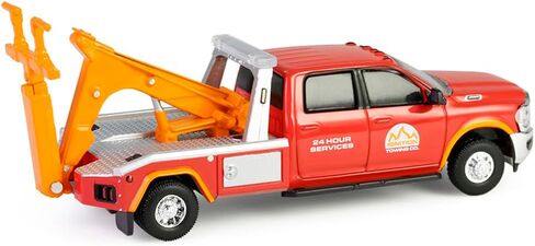 2022 3500 Dually Wrecker Tow Truck Ignition Towing Co. Red and Orange Dually Drivers Series 16 1/64 Diecast Model Car by Greenlight 46160E in Saudi Arabia