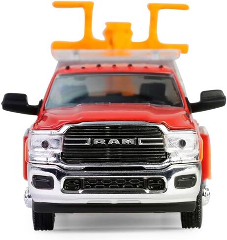 2022 3500 Dually Wrecker Tow Truck Ignition Towing Co. Red and Orange Dually Drivers Series 16 1/64 Diecast Model Car by Greenlight 46160E in Saudi Arabia