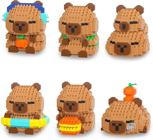 HIGH GODO 9pack Party Favors Mini Dogs Building Set, Adorable Animals Building Set for Goodie Bags Stuffers, Party Favors Birthday Gift for Teens 14+ (1002PCS) in Saudi Arabia