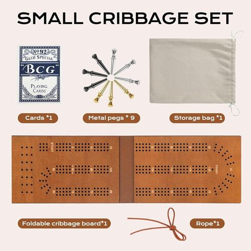 لعبة لوح سرير السفر مع لمسة نهائية من الجلد - حجم صغير محمول، هيكل متين، لوحة ألعاب بطاقات ثلاثية المسارات للسفر واللعب اليومي in Kuwait