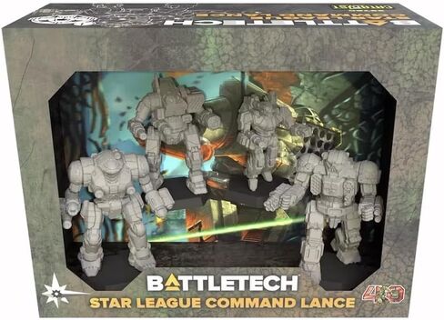 Catalyst Game Labs | BattleTech: Star League Command Lance | Miniatures Game | Ages 14+ | 2+ Players | 30+ Minutes Playing Time in Saudi Arabia