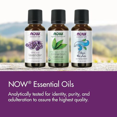 NOW Essential Oils, Cinnamon Cassia Oil, Warming Aromatherapy Scent, Steam Distilled, 100% Pure, Vegan, Child Resistant Cap, 1-Ounce in Saudi Arabia