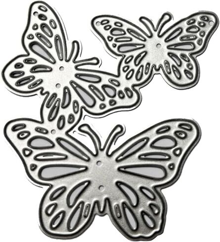 Butterfly Die Cut for Card Making,Butterfly Metal Cutting Dies Congratulations Die Cuts Birthday Embossing Stencils Template for DIY Scrap-Booking Decor Wedding Birthday Blessing Card in Saudi Arabia