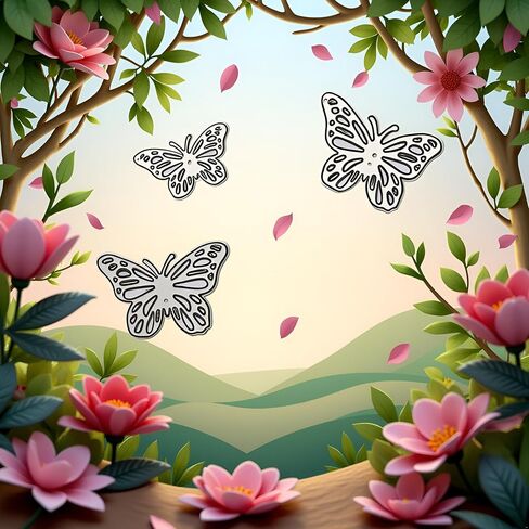 Butterfly Die Cut for Card Making,Butterfly Metal Cutting Dies Congratulations Die Cuts Birthday Embossing Stencils Template for DIY Scrap-Booking Decor Wedding Birthday Blessing Card in Saudi Arabia