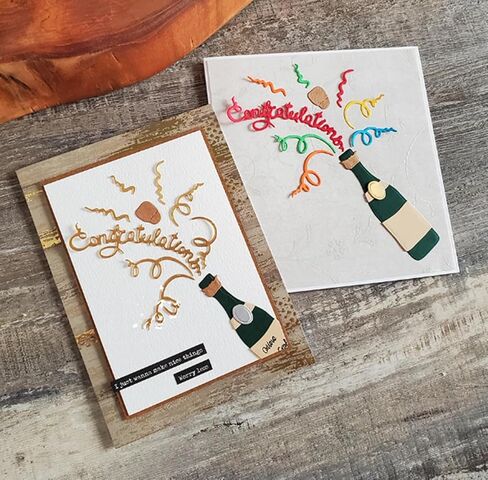 Congratulations Word Wine Metal Die Cuts,Celebration Wine Frame Background Wedding Cutting Dies Cut Stencils for DIY Scrapbooking Album Embossing Paper Dies Card Making in Saudi Arabia