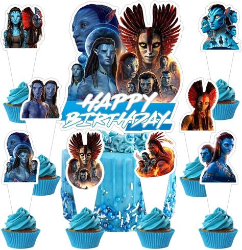 25 قطعة من زينة الكيك الرمزية مع 24 قطعة من أغطية الكب كيك، قطعة واحدة من أعلى الكعكة الكبيرة لمستلزمات حفلات أعياد الميلاد الرمزية in Kuwait