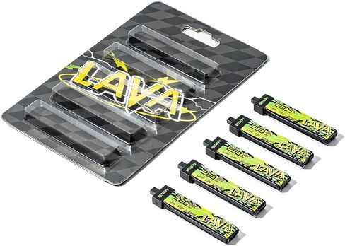 BETAFPV 5pcs Lava II 1S 280mAh Battery 3.8V 95C LiHV Battery with BT2.0 Connector Compatible with 1S Tiny Whoop Drone Quadcopter Like Cetus FPV Kit, Air65, Meteor65 Pro 1S Brushless Drones in Saudi Arabia