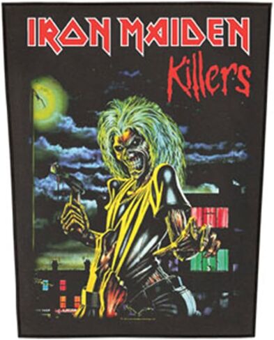 XLG Iron Maiden Killers Back Patch Album Art Rock Music Jacket Sew On Applique in Kuwait
