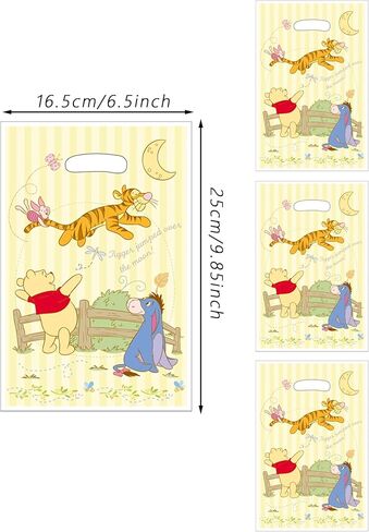 أكياس هدايا حفلات Hupalun For Disney Princess the Pooh 30 قطعة، ومستلزمات وديكورات. مثالية لحفلات الرسوم المتحركة، ومثالية للأطفال، ورائعة للمناسبات العائلية والجوائز in Kuwait