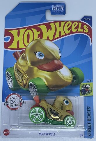Hot Wheels 2022 - البحث عن الكنز - Duck N' Roll - Street Beasts 5/5 [ذهبي] #139/250 in Saudi Arabia