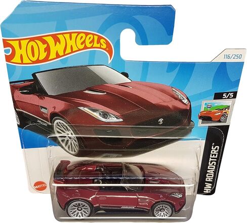 Hot Wheels - ´15 Jaguar F-Type Project 7 - HW Roadsters 5/5 - HTD74 - Short Card - Magenta - Mattel 2024 - 1:64 in Saudi Arabia