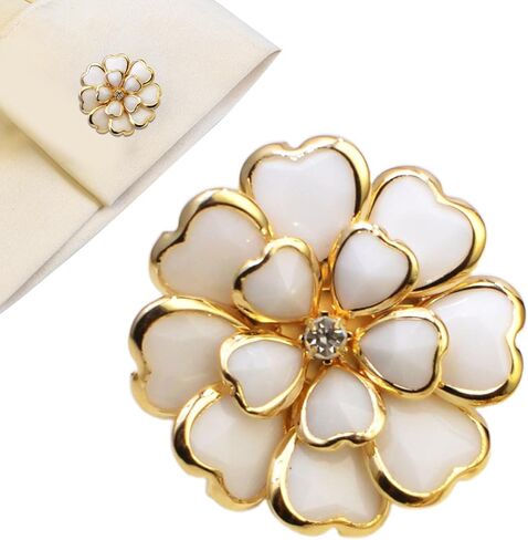 Vintage Flower Button Covers, Fancy Metal Decorative Set, DIY Shirt Button Cover with Floral Feature, Elegant Clothing Embellishments, Fashion Accessories with Classic Jelwery for Women Grandma in Saudi Arabia