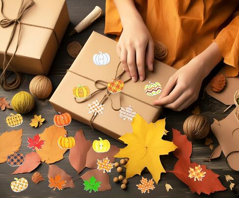 Penta Angel Fall Thanksgiving Wooden Buttons 50Pcs Autumn Leaf Pumpkin Shape Flat Back 2 Holes Buttons Embellishments for Sewing Clothes Scrapbooking Crafts DIY Party Decoration (50) in Saudi Arabia