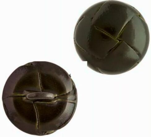 العلامة التجارية MisterShop®، مجموعة أزرار من الجلد الأصلي باللون البني - مصنوعة بشكل رائع في بورتوريكو - مطلية بالورنيش in Kuwait